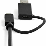 StarTech.com USB-C & USB-A Dock - Hybrid Universal Laptop Docking Station w/ 100W Power Delivery - Dual Monitor 4K 60Hz HDMI & DisplayPort