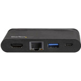 StarTech.com USB C Multiport Adapter - USB-C Travel Dock to 4K HDMI, 100W PD 3.0 Pass-Through, USB-A USB-C, GbE - Portable USB Type-C Dock