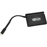 Tripp Lite USB C Multiport Adapter Converter 4K w/ /HDMI, Gigabit Ethernet, USB-A Hub, PD Charging, Storage Cable Thunderbolt 3 Compatible