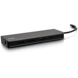 C2G USB C Docking Station - Dual Monitor Docking Station with 4K HDMI, USB, Ethernet, and AUX - Power Delivery up to 60W