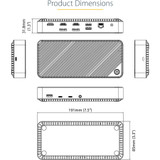 StarTech.com USB-C Triple Monitor Docking Station - Triple 4K HDMI/DP USB-C Dock - 5x USB Hub - GbE - 100W PD - Universal / Multi Monitor