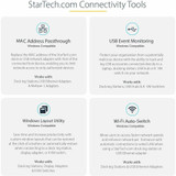 StarTech.com USB C Multiport Adapter, Dual HDMI, 4K 60Hz, 2x 5Gbps USB-A Hub, 100W Power Delivery, GbE, SD/MicroSD, USB C Mini Dock