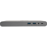 Tripp Lite USB-C Dock, Triple Display - 4K HDMI/DisplayPort, VGA, USB 3.2 Gen 1, USB-A/USB-C Hub, GbE, 100W PD Charging, International Power Cables