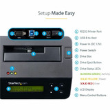 StarTech.com Hard Drive Eraser, Standalone HDD/SSD Sanitizer, 4Kn, Secure Erase Hard Disk Wiper Dock, Hardware Erasing Tool, TAA Compliant