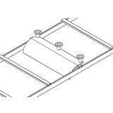 Tripp Lite Cable Runway Radius Drop 18in Straight 90-Degree Ladder Sections