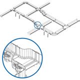 Tripp Lite Toolless Adapter Fitting, Fiber Routing System 120-240mm 5-10in