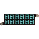 Tripp Lite 100Gb/120Gb to10Gb Breakout Cassette 24-Fiber OM4 MTP/MPO ( Male with Pins ) to ( x12 ) LC Duplex