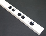 Wiremold 25DTP-A Steel Tele-Power Pole Cover in Ivory