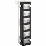 Tripp Lite 12-Port Wall-Mount Patch Panel for UTP Keystone Jacks, Rotatable Modules