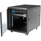 StarTech.com 12U 36in Knock-Down Server Rack Cabinet with Casters