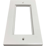 Tripp Lite Double-Gang UK-Style Gang Frame for Insert Modules, White