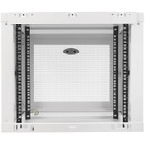 Tripp Lite SmartRack 9U Low-Profile Switch-Depth-Plus Wall-Mount Mini Rack Enclosure White