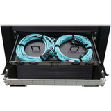 Tripp Lite Preloaded Fiber Panel 1U 2x (3x8F MTP/MPO-PC F/F) 24F Trunk Cables OM4 Multimode 20 m (65.6 ft.)