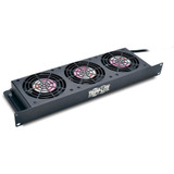 Tripp Lite SmartRack 1U Fan Tray 3 120V High-Performance Fans 210 CFM 5-15P Plug