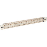 Tripp Lite 48-Port 1U Rack-Mount STP Shielded Cat6a Feedthrough Patch Panel RJ45 Ethernet TAA