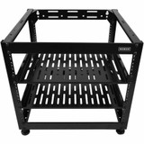 SANUS 10U AV Rack Stackable Open Frame Network Rack