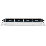 Tripp Lite High Density Copper Fiber Enclosure Panel 4-Cassette Capacity 1U