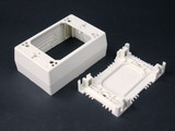 Wiremold NM2048-FW Sure-Snap Deep Device Box Fitting in Fog White