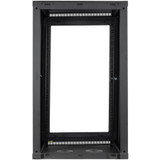 Tripp Lite SmartRack 21U Low-Profile Switch-Depth Wall-Mount Half-Height Rack Enclosure Clear Acrylic Window