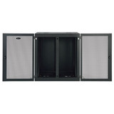 Tripp Lite SmartRack 18U Heavy-Duty Low-Profile Server-Depth Side-Mount Wall-Mount Rack Enclosure Cabinet