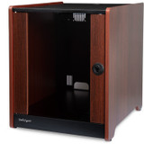 StarTech.com 12U Rack Enclosure Server Cabinet - 21 in. Deep - Wood Finish - Flat Pack