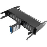 Tripp Lite 40/100Gb Singlemode Fiber 40Gb to 4 x 10Gb 100Gb to 4 x 25Gb Breakout Cassette (x3) 8-Fiber MTP/MPO (APC) to (x12) LC (UPC) Duplex 9/125 N482 Chassis