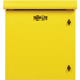 Tripp Lite SmartRack Industrial Enclosure with Lock - NEMA 3R, Wall Mount, Metal Construction, Internal Fans, 23 in. Depth, 12U, Yellow