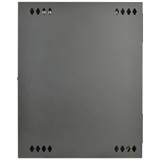 Tripp Lite SmartRack 15U Low-Profile Switch-Depth Wall-Mount Half-Height Rack Enclosure Hinged Back