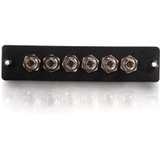 C2G Q-Series 6-Strand, ST, PB Insert, MM/SM ST Adapter Panel