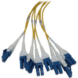 Tripp Lite Preloaded Fiber Panel 1U 4x (8x LC/LC Duplex M/M) 16F Trunk Cables OS2 Singlemode 10 m (32.8 ft.)