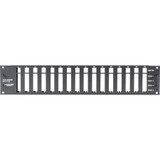 Black Box RS232 Passive Splitter Rackmount Chassis - 2U, RJ45