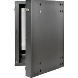 Tripp Lite SmartRack 18U UPS-Depth Wall-Mount Half-Height Rack Enclosure Clear Acrylic Window Hinged Back