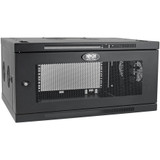 Tripp Lite SmartRack 6U Low-Profile Switch-Depth-Plus Wall-Mount Mini Rack Enclosure Wide