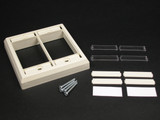 Wiremold CM-DFP CM Two Gang Faceplate in Ivory