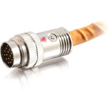 C2G RapidRun Double Gang Integrated HD15 + 3.5mm + Composite Video + Stereo Audio + Keystone + Decorative Style Wall Plate