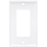 Tripp Lite Single-Gang Faceplate, Decora Style - Vertical, White