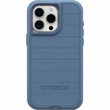 OtterBox Defender Series Pro Rugged Carrying Case (Holster) Apple iPhone 15 Pro Max Smartphone - Baby Blue Jeans (Blue)