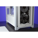 Corsair iCUE 4000X RGB Tempered Glass Mid-Tower ATX Case - White