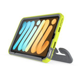 OtterBox EasyGrab Rugged Carrying Case Apple iPad mini (6th Generation) Tablet - Martian Green (Neon Green/Gray)