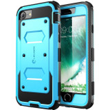 i-Blason Armorbox Carrying Case (Holster) Apple iPhone 8 Smartphone - Blue