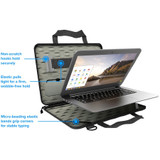 MAXCases Explorer 4 Carrying Case for 11" to 13" Apple MacBook Air, Chromebook, MacBook Pro, Notebook - Black