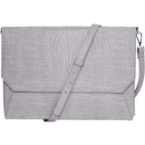 Francine Collection Lenox Carrying Case (Clutch) for 14" Notebook - Platinum