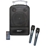 Hamilton Buhl High Quality PA System - DVD/CD/MP3 Bluetooth&reg; and Wireless Handheld Microphones