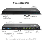 SIIG HDMI 2.0 4K HDR 1x4 Splitter HDBaseT Extender with Auto-scaling