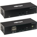 Tripp Lite DisplayPort to HDMI over Cat6 Extender Kit KVM Support 4K 60Hz 4:4:4 USB PoC HDCP 2.2 230 ft. TAA