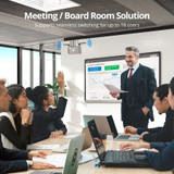 4K Dual View Wireless Media Presentation Switch Gateway - For Meetings & Boardroom Presentation