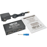 Tripp Lite Dual VGA with Audio over Cat5/Cat6 Extender Box-Style Receiver 1440x900 60 Hz Up to 300 ft. (90 m) TAA