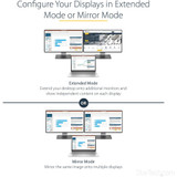 StarTech.com 2-Port Multi Monitor Adapter, Mini DisplayPort to DP MST Hub, Dual 4K 30Hz, Video Splitter for Extended Desktop Mode, Windows