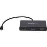 StarTech.com 3-Port Multi Monitor Adapter, Mini DisplayPort to HDMI MST Hub, 3x 1080p, Video Splitter for Extended Desktop Mode, Windows