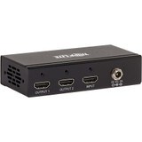 Tripp Lite 2-Port HDMI Splitter 4K @ 60 Hz 4:4:4 Multi-Resolution Support HDR HDCP 2.2 TAA